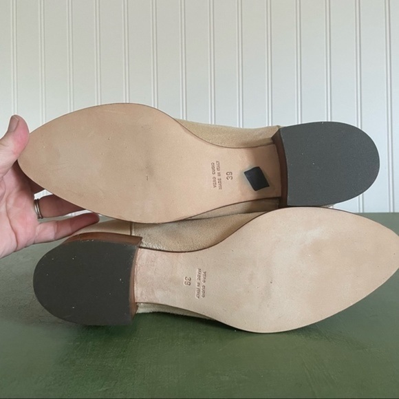 Thelma Chelsea Boots in Wheat Colored Suede *Italy* - Picture 8 of 8